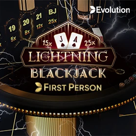 First Person Lightning Blackjack