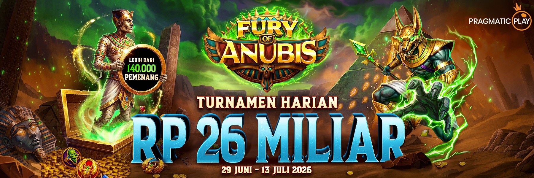 FURY OF ANUBIS - DAILY TOURNAMENT - Pragmatic Play