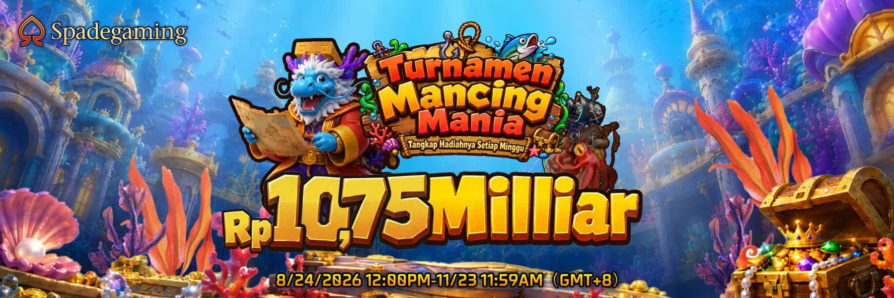 Turnamen Mancing Mania - Spadegaming