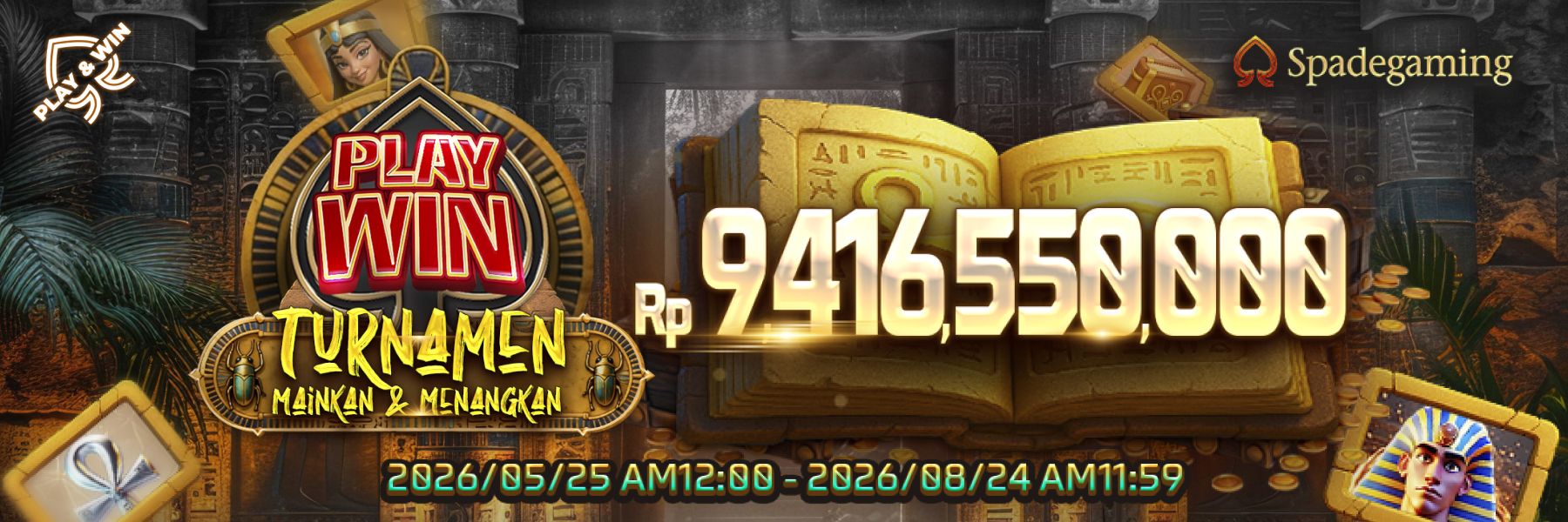 Play and Win Tournament - Spadegaming